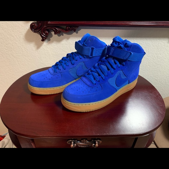 Nike Air Force 1 High ‘07 LV8 Hyper Cobalt Men’s - Picture 3 of 6